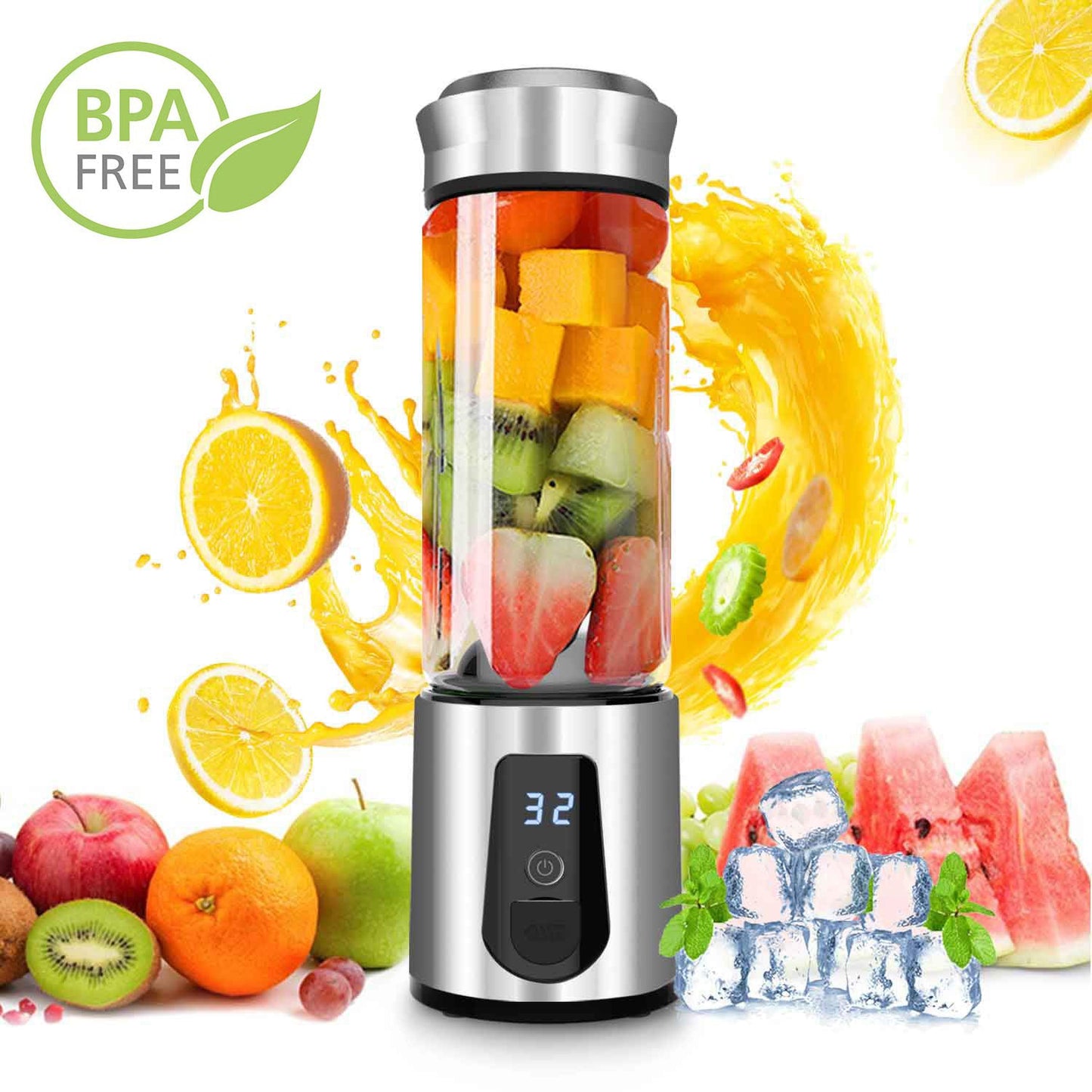 JuiceUp N Go Quick Portable Juicer And Smoothie Blender by VistaShops