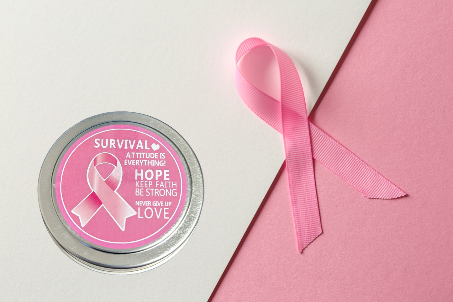 Breast cancer Awareness Gift Box - Hope for a warrior / a survivor / a mother - this is a support care pamper package -  Natural Lavender Bath & Body Relaxing Package by Lizush