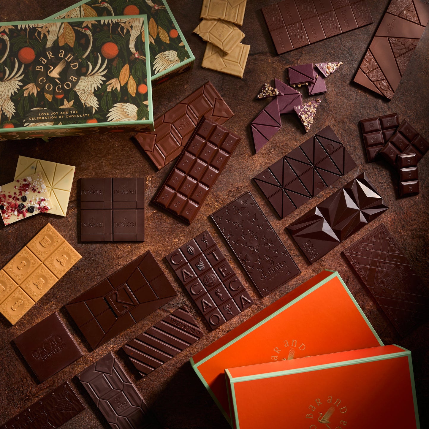 Chocolate Bars of the World Gift Box by Bar & Cocoa